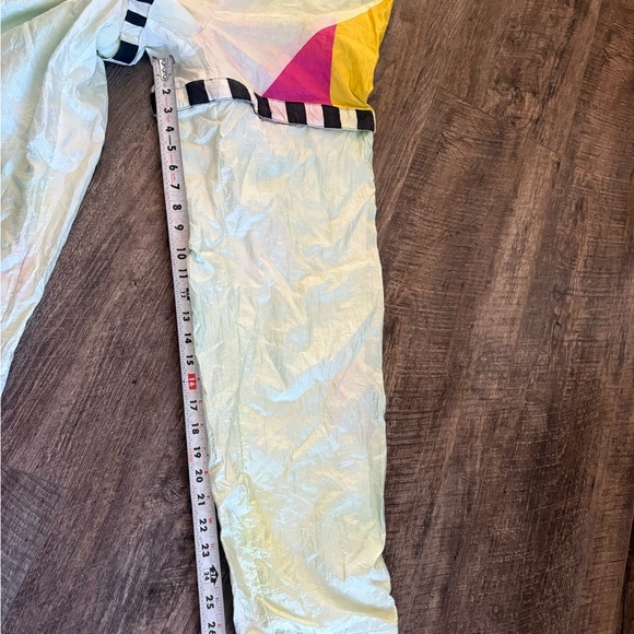 Vintage Colorful Geometric Women's Jumpsuit breakaway Velcro pants - Picture 9 of 10